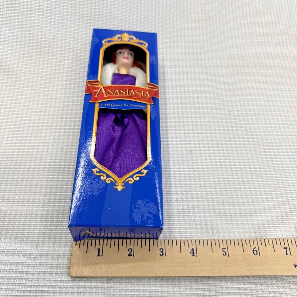 New Vintage Anastasia 1997 20th Century Fox Burger King Hair Growing Doll NIB